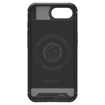 Mbështjellës telefoni Spigen Core Armor MagFit për iPhone 17e dhe 16e, TPU, MagSafe, i zi mat