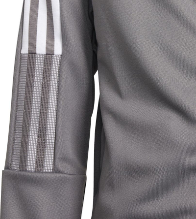 Bluzë sportive adidas Tiro 21 Track Jr GM7311, për kalamaj, me zinxhir, gri