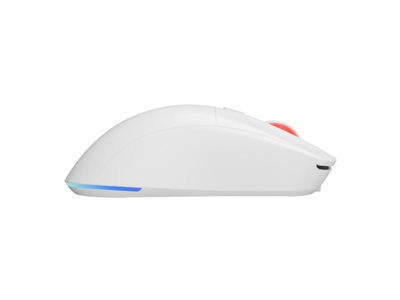 Maus gaming Genesis Zircon XIII, pa kabllo, RGB, i bardhë