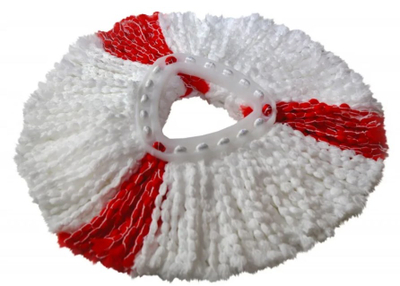 Refill për mop Vileda Turbo 2in1, koka zëvendësuese, për dysheme të forta, e bardhë