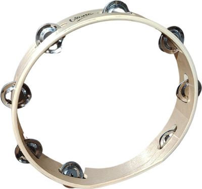 Tamburine V-TONE T10, 10", 8 zile, dru natyral
