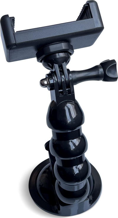 Mbajtëse me vakum GoPro Suction Cup Mount, për kamera sporti edhe smartphone, e zezë
