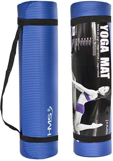 Tapet yoga HMS YM03, NBR, trashësi e madhe, blu