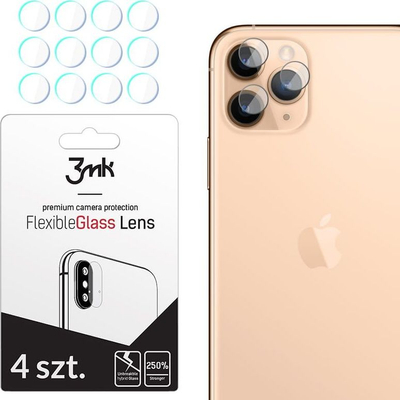 Xham transparent për kamerë Iphone 11 Pro Max 3MK Hybrid Glass FG