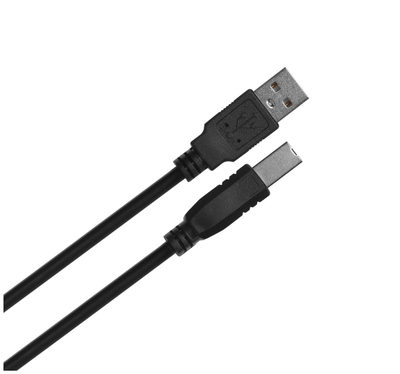 Kabllo Lanberg USB-A në USB-B, 1m, USB 2.0, 480Mbps, e zezë