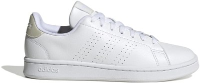 Atlete për femra Adidas Courtpoint, siluetë e ulët, taban gome, të bardha