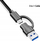 Hub USB LogiLink USB 3.2 Gen 1, 4 porta, me çelës për çdo port, i zi
