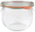 Kavanoz tulipan Weck, 220ml, set me 12 copa, transparent