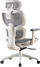 Karrige zyre Onex ONEX Ventra Premium, rrjetë ergonomike, mbështetëse krahësh të rregullueshme, e bardhë gri