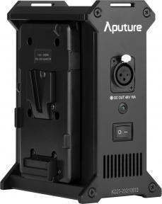 Stacion energjie Aputure 2-Bay Battery Power Station, për bateri V-mount, 48V DC, i zi