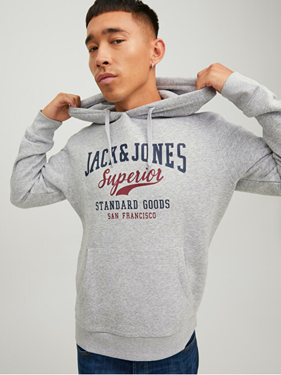 Duks Jack&Jones JJELOGO Regular Fit, i hirtë