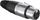Konektor kablloz Procab VC3FX, XLR 3-pin femër, i zi