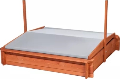 Kuti rëre Kinderkraft Folding Sandbox 24215, me çati të rregullueshme, palosëse, shumëngjyrëshe