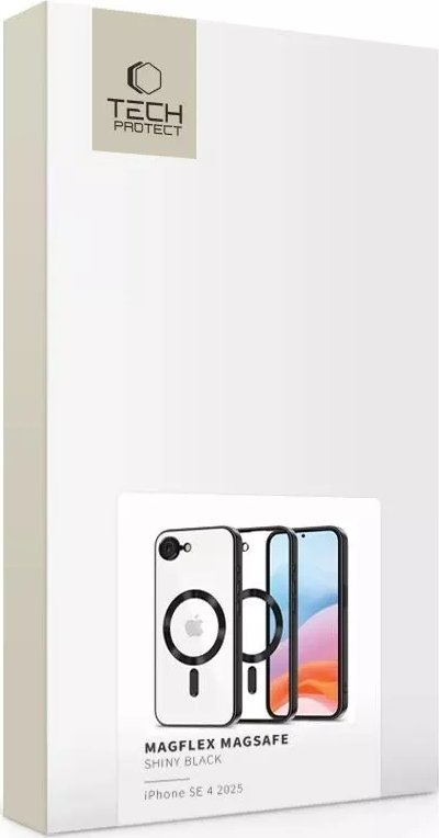 Kалeф за телефон Tech-Protect MagFlex MagSafe, за iPhone 16E, црн