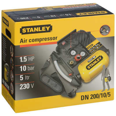 Kompresor Stanley AIR-BOSS, 5L, 10 bar, portativ