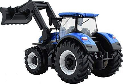 Traktor lodër Bburago Fendt 1050 Vario New Holland, metal plastik, 16cm, shumëngjyrësh