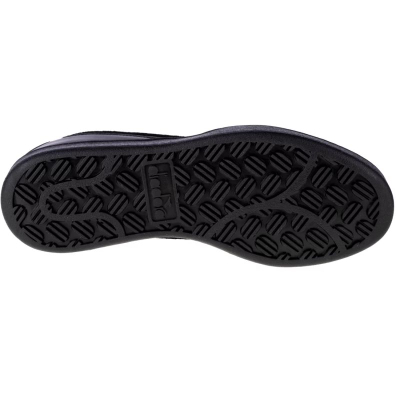 Патики Diadora Mi Basket Low, природна кожа, за мажи, црни