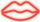 Dekor LED neon Forever Light Lips, me bateri dhe USB, e kuqe