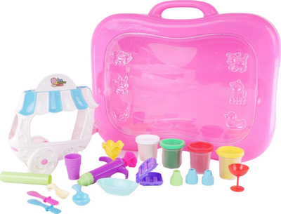 Set brumi modelues Swede Modelling Dough With Accessories, 4 ngjyra, me aksesorë