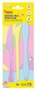 Set spatula modelimi Jovi Modeling Spatulas, 3 copë, ngjyra pastel