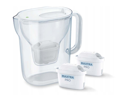 Shtambë filtruese Brita Style Essential, 2.4L, me 2 filtra MaxtraPro, e bardhë