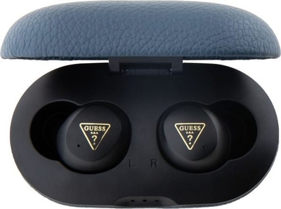 Bluetooth слушалки Guess GUTWSPGTSPSB TWS, ENC, IPX5, сини