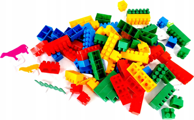 Lodra me blloqe Enjoy Blocks 00820, 100 copë, me ngjyra