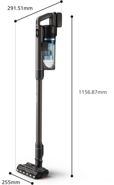 Fshesë me korrent Philips 7000 Series Aqua XC7163/01, pa kabllo, 2 në 1, për pastrim të thatë dhe të lagësht