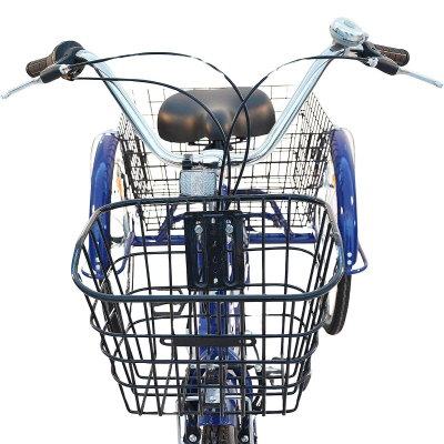 Biçikletë trefishe Enero 3-KOOWY 24, Shimano 6 marshe, kornizë e ulët, blu navy