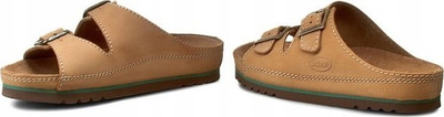 Sandale uniseks Scholl Air Bag Nubuck Flip, Bioprint, lëkurë natyrale, nr 45