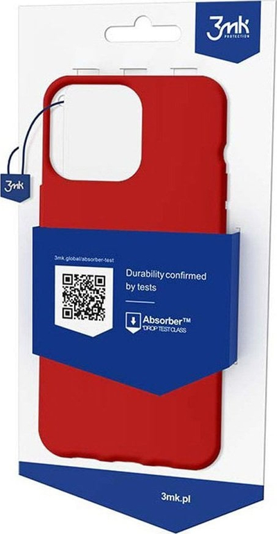 Kapak telefoni 3mk Matt Case për iPhone 14, TPU, mat, strawberry