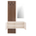 Set Paradhomë me pasqyrë Myles 100x37x200Hcm (HM18080.01), bardhë