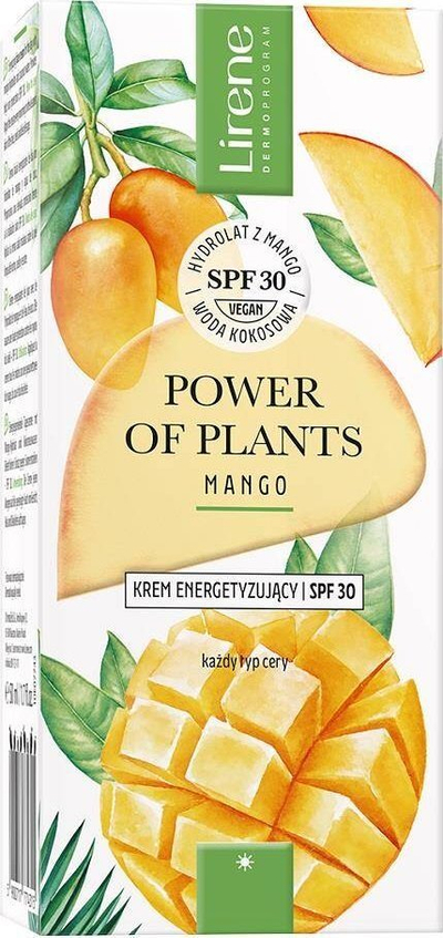 Krem dite Lirene Power of Plants Mango, SPF30, 50ml