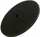 Disk lustërimi gome Hoffner 100mm M14, me ngjitje hook and loop, i zi