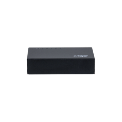 Switch rrjeti Dahua PFS3005-5GT-L, 5 porta Gigabit, 10 Gbit, i zi