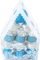 Set zbukurimesh për pemë të Vitit të Ri, 4 cm, 12 copë, blu dhe argjend