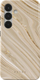 Futrollë telefoni Burga Tough Full Glam për Samsung Galaxy S25, me dy shtresa, mermer bezhë