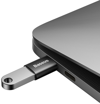 Адаптер Baseus mini OTG Ingenuity, USB-C - USB-A 3.1 (M/F), црна боја