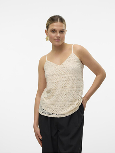 Maicë për femra VERO MODA MAYA, bezhë