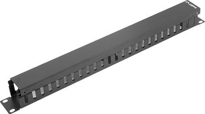Organizues kabllosh Lanberg 19" 1U, tip A, i zi 
