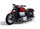 Set ndërtimi Sluban Model Bricks Motorcycle R18MS M38-B1131, lodër me tulla plastike, motor klasik me tulla