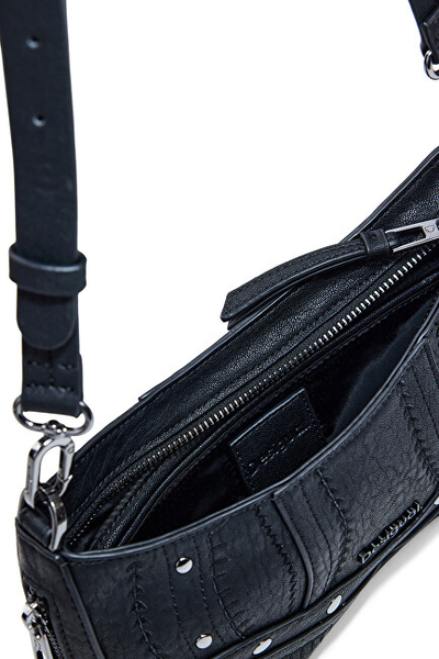 Çantë për femra Desigual Embro Patch Alsacia, e zezë