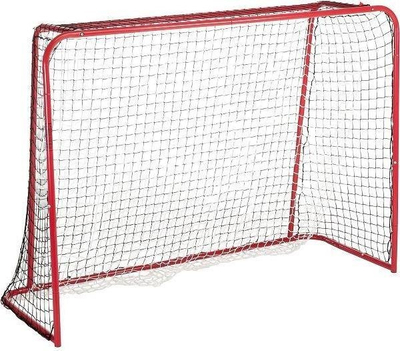 Гол за флорбол Hudora Floorball Match Goal, 160x115 cm, склоплив, црвен