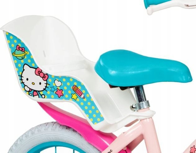 Bicikletë për kalamaj TOIMSA Hello Kitty 1449, 14", me rrota ndihmëse, rozë