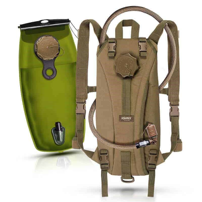 Çantë ujëpije Source Tactical 3L Hydration Pack, 3L, me tub pirje, ngjyrë coyote