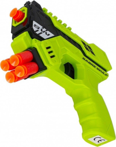 Pistole lodër Mega Creative Dart Gun, me gjithë ato pajisje, ngjyra t’përziera