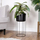 Mbajtëse vazo Home Styling Collection metal, 20.5x45.5 cm, e zezë