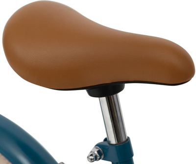 Biçikletë fëmijësh Royalbaby Huffy Vintage 16", me shportë, me rrota ndihmëse, blu