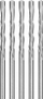 Set freza prerëse DeWalt DT6621, 1/8" 3.2mm, për gips dhe dru, metal