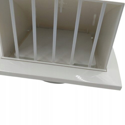 Kapak ventilimi Armar Cowled Duct, Ø100mm 4", flap me gravitet, plastikë ABS, i bardhë